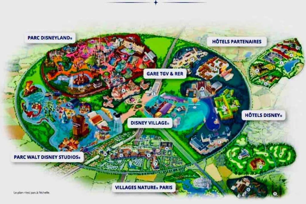 Disney Cocooning A 5 Minutes Du Parc Coupvray Eksteriør bilde